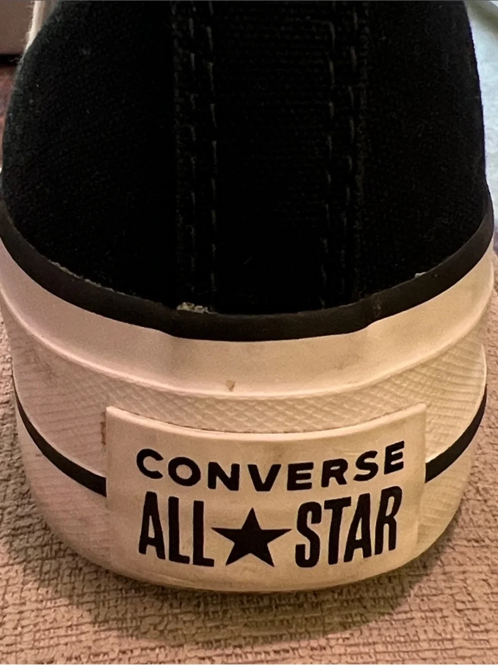 Chuck Taylor All Star Lift Platform Canvas Black & White Size 7 - Picture 9 of 11